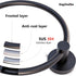 Matte Black Towel Ring – Heavy Duty SUS304 Stainless Steel Rust Proof Hand Towel Holder Hanger for Bathroom, Kitchen Wall Mounted – Round Shape To...