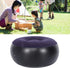 Indoor Outdoor Inflatable Stool, Footstool Leg Rest Pillow Car Flocking Couch Round Air Ottoman Cushion Fast Inflating Chair Travel Accessories fo...