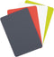 Dexas Heavy Duty Grippmat Flexible Cutting Board Set of Four, 8 by 11 inches, Gray, Red, White and Green...