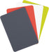 Dexas Heavy Duty Grippmat Flexible Cutting Board Set of Four, 8 by 11 inches, Gray, Red, White and Green...