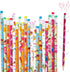 40 Pieces Happy Birthday Pencils for Students Scented Pencils with Top Erasers for Kids Wood Smelly Decorative Pencils for Teachers Classrooms Rew...