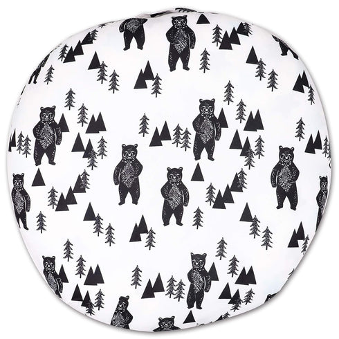 Baby Lounger Cover, Bear Newborn Lounger Cover for Boys, Snugly Fit Infant Lounger for Baby, Infant Removable Slipcover, Animal Breathable & Reusa...