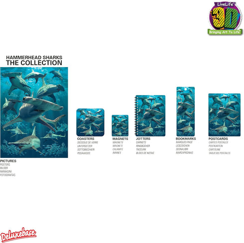 Magnet - Wonders of The Reef from Deluxebase. Lenticular 3D Coral Reef Fridge Magnet. Magnetic Decor for Kids and Adults with Artwork Licensed fro...