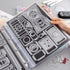5 Sheet Binder Pockets Inserts with one pockets A4 Size 4 Hole Binder Folder for Dies and Stamps Storage,Waterproof PVC Clear Bags Protectors for ...