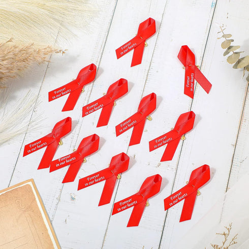 100 Pcs Funeral Ribbons Memorial Ribbon Funeral Pins Classic Memorial Service Respect Meditation Personalized Ribbon Bow with Safety Pins for Mour...