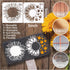 35 Pack Sunflower Flower Stencils for Painting on Wood, Floral Stencil Spring Nature Template for DIY Craft Wall Fabric Rock Chalkboard Sign Schoo...