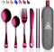 Portable Travel Silverware Set With Case, Includes 5 Pcs of Travel Utensils With Case, Stainless Steel Flatware Set For Camping, Easy to Travel, L...