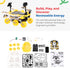 Dazmers Solar Robot Kit - Space Rover STEM Building Toys - Kids DIY Solar Power Robot Car with Gears, Screws, Solar Panels - Explore Solar Energy ...