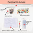 Paint by Numbers for Adults, Butterfly and Flower Garden Paint by Numbers for Beginner, Spring Floral Painting by Numbers for Adults Beginner Acry...