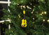 Broadway Gifts 5.4" Yellow Tropical Design Wood Ukulele Ornament Decoration...