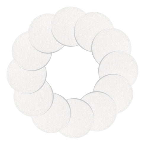 Round Sponge Puff Set 24 Pieces 2.2 Inch Soft Mini Facial Loose Powder Blender Pads Applicator For Liquid Foundation Setting Holder Makeup Beauty ...