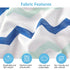 TILLYOU Baby Crib Sheets for Boys Girls, Fitted Crib Sheet 1 Pack for Standard Crib and Toddler Mattresses, Super Soft Toddler Bed Sheets, 28" x 5...