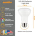 Sunlite 81393 LED 90 CRI R20 Recessed Light Bulb, 8 Watts (50W=), 525 Lumens, Dimmable, Medium Base (E26), Wide 110° Beam Angle, Energy Star, UL L...