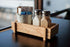 HIC Harold Import Co. Classic Diner Style Salt and Pepper Shaker, Glass, Square, 2.5-Ounce 7004-HIC...