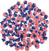 100 Pcs Polymer Clay Beads Mixed Heishi Spacer Beads Supplies for DIY Bracelet Earring Necklace Jewelry Making (American Flag)...