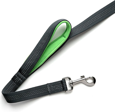 Mighty Paw Dual Handle Dog Leash - Reflective Lead with Two Handles - Dual Dog Leash Long - 2 Handle Dog Lead - Dog Leash with Traffic Loop Dog Le...