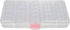 The Beadsmith Personality Case, Clear Plastic Bead Storage Case with 25 Removable and Stackable Jars, includes 5 screw top lids, Organizer Storage...