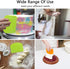 Dough Scraper Bench Scraper for Baking, 4 PCs BPA Free PE Plastic Flexible Bowl Scraper, Food-safe Plastic Dough Cutter for Bread Cake Dough Fonda...