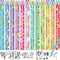 60 Pcs Motivational Pencils Bulk, Rainbow Inspirational School Pencils for Classroom, Cute Pencils with Encourage Positive Sayings, Back to School...