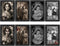 Halloween Decorations Indoor, 3D Changing Face Moving Portrait Pictures Frames for Scary Halloween Haunted Mansion House Decor Wall Decoration- 4 ...