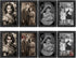 Halloween Decorations Indoor, 3D Changing Face Moving Portrait Pictures Frames for Scary Halloween Haunted Mansion House Decor Wall Decoration- 4 ...