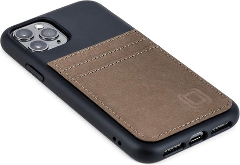 Dockem BIO Wallet Case for iPhone 11 Pro: Friendly Materials, Magnetic Mounting & 2 Credit Card Holder Slots (5.8" M2B, Black & Tan)...