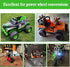 1 Pack Power Wheel Adapter for Milwaukee M18 Battery Adapter 18V Power Wheels Battery Converter with Fuses and Terminals, Power Connector for DIY ...