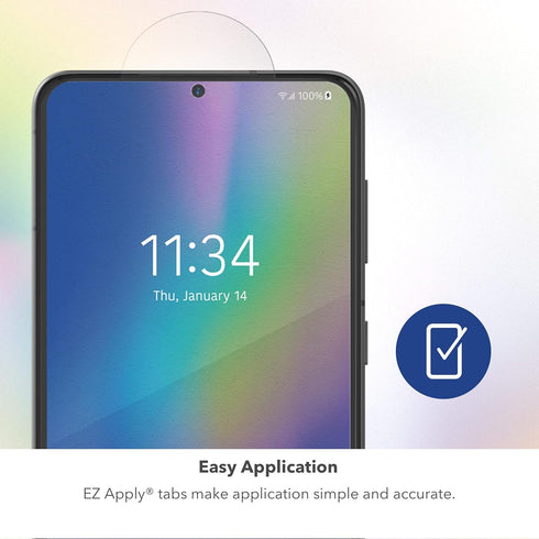 max Protection HD Screen Protection - 2 Pack - Hybrid Glass Screen Protector - Made for Samsung GS21 5G, Clear (990307905)...