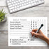 Dry Erase Whiteboard Task Planner by Glassboard Studio | Removable and Restickable Adhesive Decal | Fine-Tip Magnetic Marker Included (9 x 12 inch...