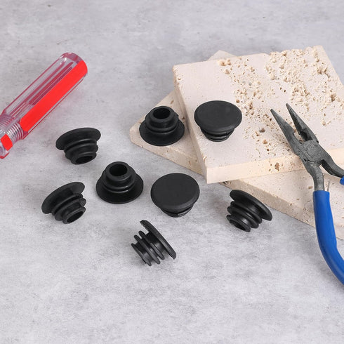 10PCS Handlebar End Plugs, 2.7 Cm/1 Inch Bike Handlebar End Caps, Rubber Handlebar Plugs, Mountain Bike Handlebar Ends Bike Cable End Caps for Mos...