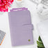 SOUL MAMA Budget Binder with Cash Envelopes - Purple Money Organizer for Cash, A6 Binder Cash Envelopes for Budgeting, Money Saving Binder with Ro...