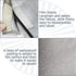 Bedside Storage Organizer 5 Pockets with 4 Hooks Hanging Storage Bag for Headboards/Bunk Bed (Grey)...