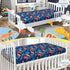 Cloele Dinosaur Fitted Crib Sheet for Boys 1 Pack Baby Nursery Sheet Soft Cozy Bed Sheet for Standard Crib and Toddler Mattresses - Navy Crib Matt...