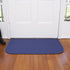 Ritz Solid Accent Rug: 18" x 30" Stain Resistant Kitchen or Living Room Floor Mat, Latex Backing, Machine Washable, Blue...