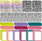 92 Pcs Science Fair Board Supplies 60 Trim Scalloped Bulletin Borders 18 Presentation Subtitles 6 Project Titles 8 Letter Sticker for Classroom Di...