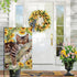 BLKWHT Summer Cat Garden Flag 12x18 Inches Double Sided for Outside, Sunflower Burlap Small Seasonal Yard Flag for Outdoor Decor BW640...