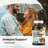 BIO KRAUTER Dozen Mushroom Complex Capsules 2100 mg Blend - 100 Vegan Caps - 12 Extracts in One Mushroom Supplement for Immune Support - Lions Man...