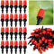 80 Pcs 1/4 Inch Drip Emitter Irrigation Drippers Misting Nozzles Adjustable Micro Spray Irrigation Emitters for Garden Agricultural Irrigation Pat...