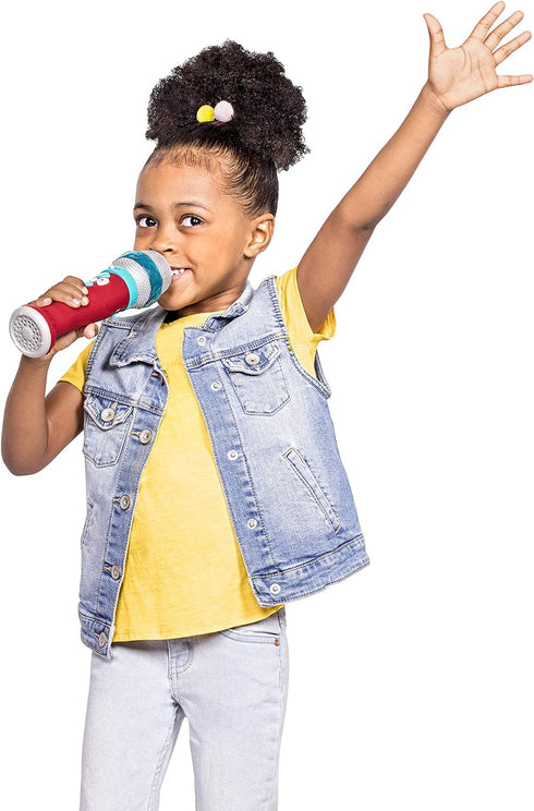 Battat – Toy Karaoke Mic – Light-Up & Voicechanging Microphone – Record & Playback – Sing-Along With Bluetooth – 3 Years + – Musical Light Show Mi...