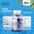 Wild & Organic Calm Gummies - Mood Support Supplement - Calming Gummies w/Ashwagandha Root, Rhodiola Rosea, Lemon Balm - Ashwagandha Supplements G...