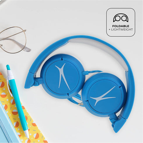 Altec Lansing Over The Ears Kids Headphones - Volume Limiting Technology for Developing Ears, Ages 3-5, Perfect for Learning from Home, Blue......