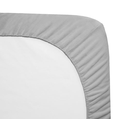 American Baby Company Heavenly Soft Chenille Fitted Pack N Play Playard Sheet 27" x 39", Warm and Cozy Chenille Pack and Play Sheet, Gray, for Boy...