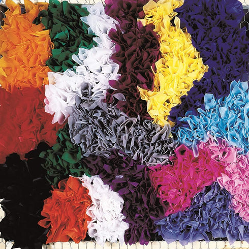 White Tissue Parade Float Pomps Pack of 300-5-1/2 Inch Square Sheets...