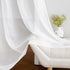 NICETOWN Sheer Curtain Panels Grommet - Ivory Voile Sheer Window Curtains for Bedroom/Living Room, 2 Pieces, 54 Wide x 63-inch Length...
