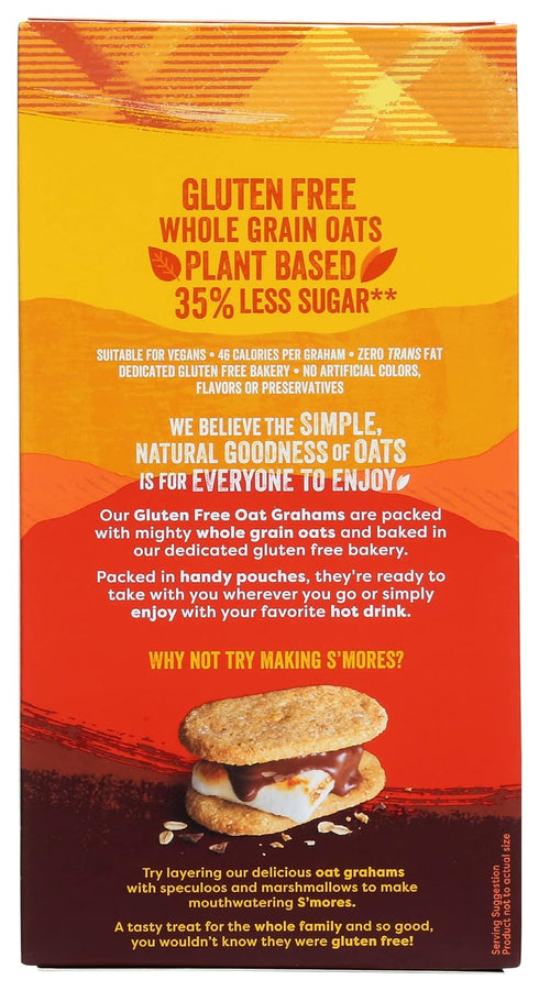 Nairn's Gluten-Free Stem Ginger Oat Grahams - Healthy, Tasty and Safe for Celiacs. Perfect On-the Go Snack .High Fiber, No Artificial Colors, Flav...