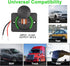MEIRIYFA RV USB Outlet Wall Mount 12V-24V Quick Charge 3.0 Dual USB A Car Charger Power Socket with Cap for Cars Bus RV Boat Automotive Marine ATV...