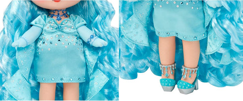 Na Na Na Surprise Sweetest Gems™ Marina Tealstone 7.5" Fashion Doll Aquamarine Birthstone Inspired with Blue Hair, Charmeuse Dress & Brush, Poseab...