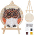 WEBEEDY String Art Kit with 3D Owl, Embroidery Kits Craft Kit DIY Nail String Art Kit for Adults Beginner Winding Lines Painting Art Kit Projects ...
