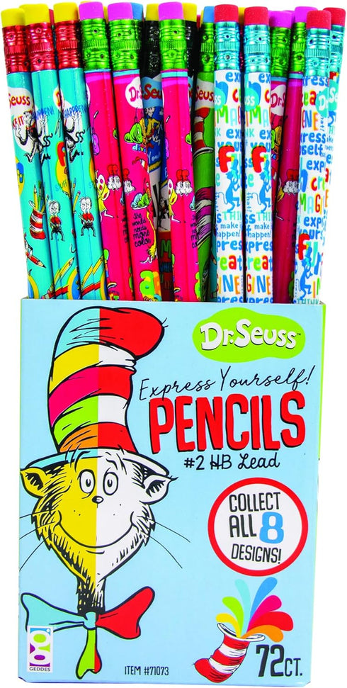 Raymond Geddes Dr. Seuss Pencils (Pack of 72)...
