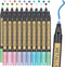 JR.WHITE Metallic Paint Markers, 20 Colors Paint Pen Craft Markers for Art, Rock Painting, Photo Albums, Scrapbooking, Black Paper, Mug, Wood, Eas...